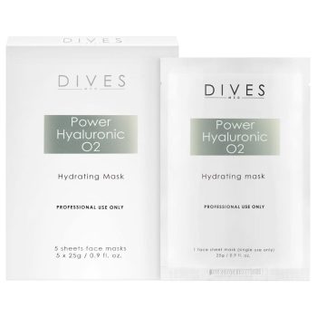 DIVES MED - Power Hyaluronic o2 Mask - Maska nawilżająco-dotleniająca (5X25g)